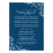 Wedding Rehearsal and Dinner Invitations | Navy
