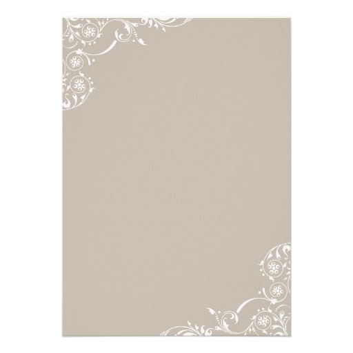 Wedding Rehearsal and Dinner Invitations | Neutral