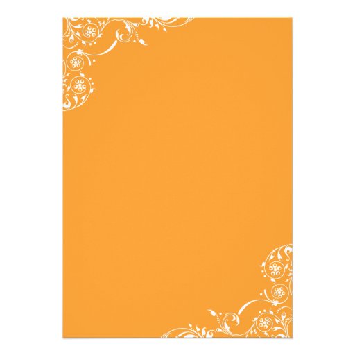Wedding Rehearsal and Dinner Invitations | Orange