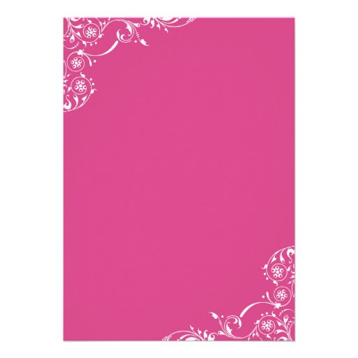 Wedding Rehearsal and Dinner Invitations | Pink