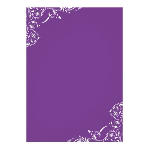 Wedding Rehearsal and Dinner Invitations | Purple