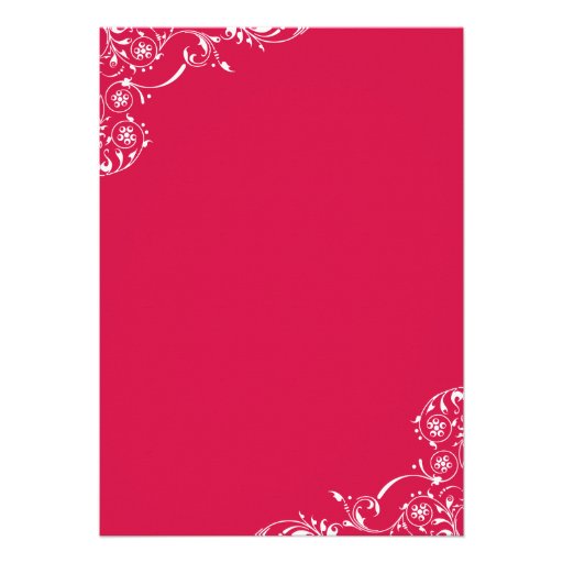 Wedding Rehearsal and Dinner Invitations | Red