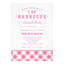 Wedding Rehearsal Dinner Invitation | Casual BBQ