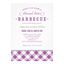 Wedding Rehearsal Dinner Invitation | Casual BBQ