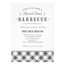 Wedding Rehearsal Dinner Invitation | Casual BBQ