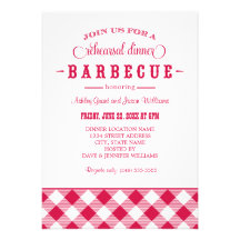 Wedding Rehearsal Dinner Invitation | Casual BBQ