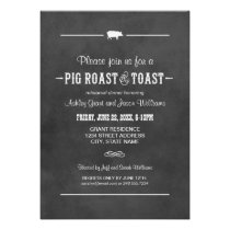 Wedding Rehearsal Dinner | Pig Roast & Toast Custom Announcements
