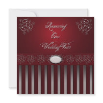 Wedding RENEWAL VOWS CEREMONY INVITATIONS