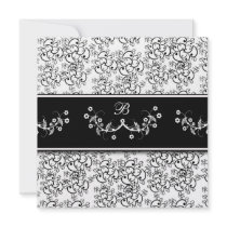 Wedding Renewal Vows - Invitation - Monogram