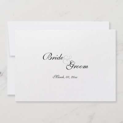 Wedding response cards template style 4 invitations by mensgifts