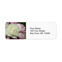 Wedding  Return Address Labels Peonies labels