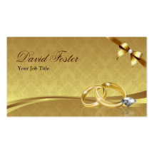 Wedding Ring Diamond Gold Jeweler Jewelry Jeweller Business Cards