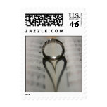 Wedding Ring Heart Postage Wedding Ring Heart Postage