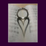 Wedding Ring Heart Shadow Post Card