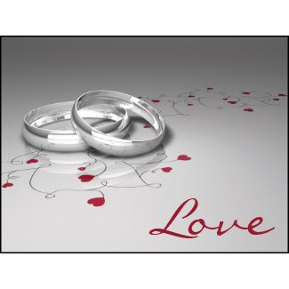 Wedding Ring Love stamps stamp