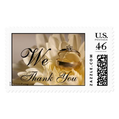 Wedding Ring Photo Postage Stamp