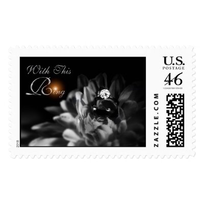 Wedding Ring Postage Stamp