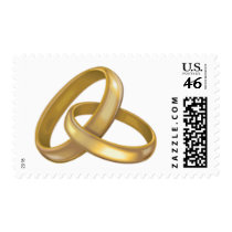 Wedding Ring Postage Stamp