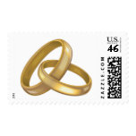Wedding Ring Postage Stamp