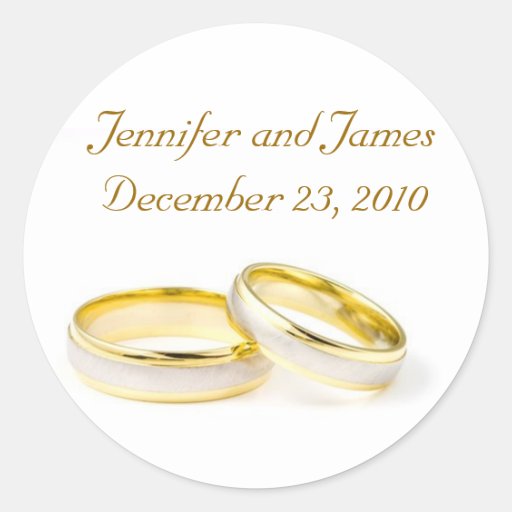 Wedding Ring Wedding Sticker Zazzle