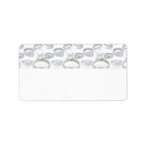 Wedding Rings Address Labels labels
