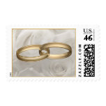 wedding, rings, bands, white, roses, romance,