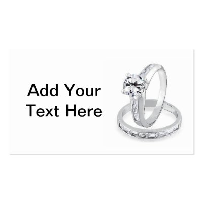Wedding Rings Business Card