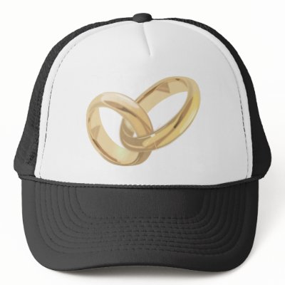 Wedding rings hats