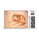 wedding rings stamp