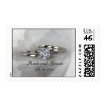 Wedding Rings Postage Stamp