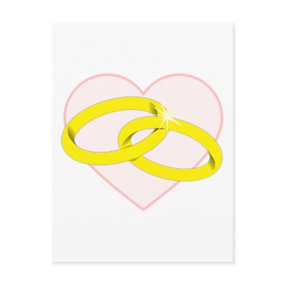 Wedding Rings Post Cards