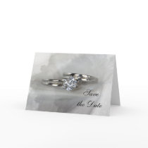 Wedding Rings Save the Date cards