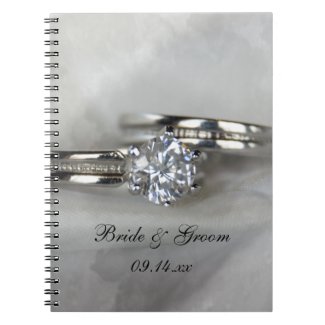 Wedding Rings Spiral Notebook
