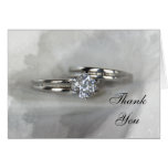 Wedding Rings Thank You Note Card