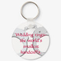 Wedding rings:  the world's smallest handcuffs keychains