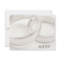 Wedding Rings Wedding RSVP Cards invitations