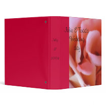 Wedding Rose in Watercolor Album Binder