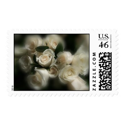 Wedding Roses Postage Stamp