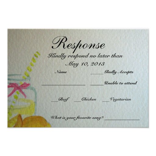how to make rsvp cards for wedding
