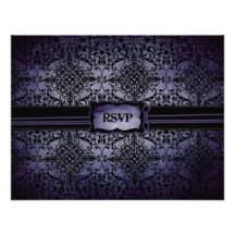 Wedding RSVP Card A2 Custom Invite