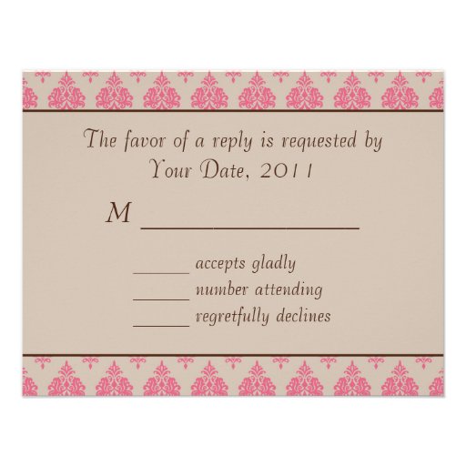 Wedding RSVP Horse and Carriage Invitation
