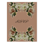 Wedding RSVP Invitation Template Post Card
