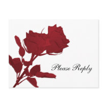 Wedding RSVP Invitation Template Post Card