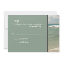 Wedding RSVP // Modern Beach Collection Custom Announcements