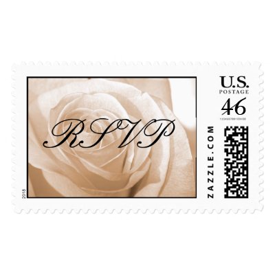 Wedding RSVP Postage by ViolettoDesigns