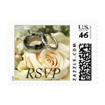 Wedding RSVP postage stamp