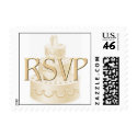 Wedding RSVP postage stamps by wedding_tshirts Wedding RSVP postage stamps