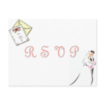 "Wedding RSVP" postcard by Angie529 "Wedding RSVP" postcard