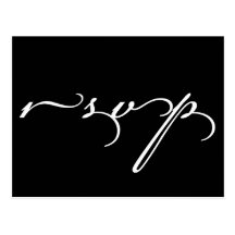 Wedding RSVP Postcard