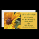 Wedding Save The Date Black Eyed Susan Flower Card photo cards